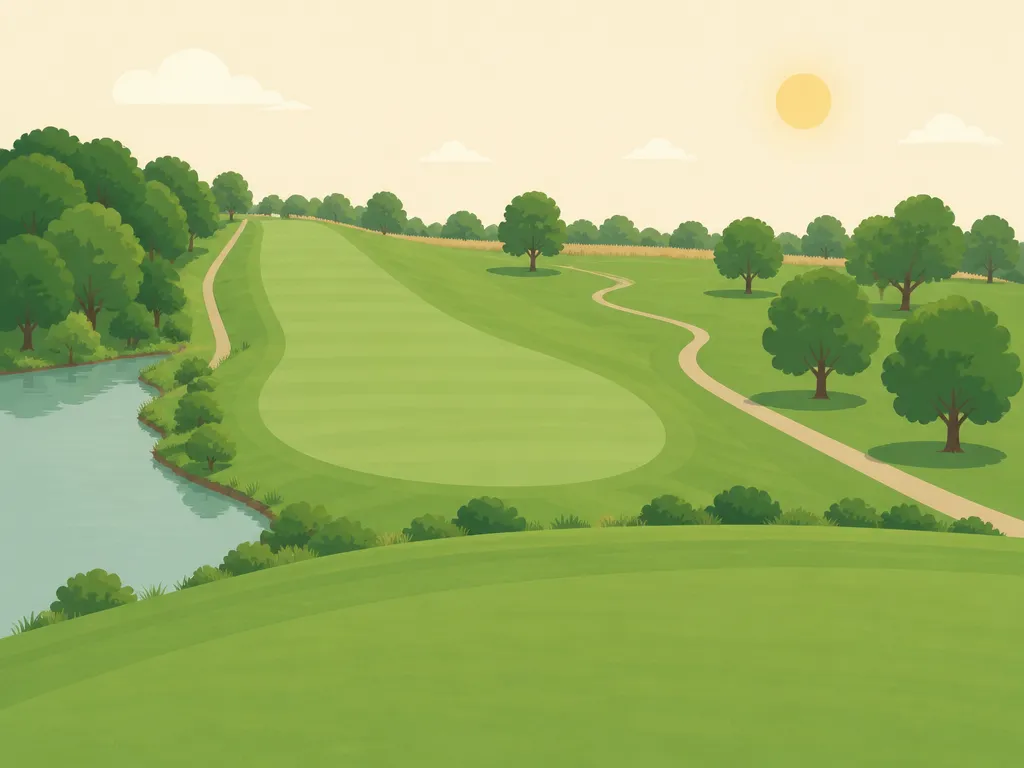 Illustration of Ben Hawes Municipal Golf Course