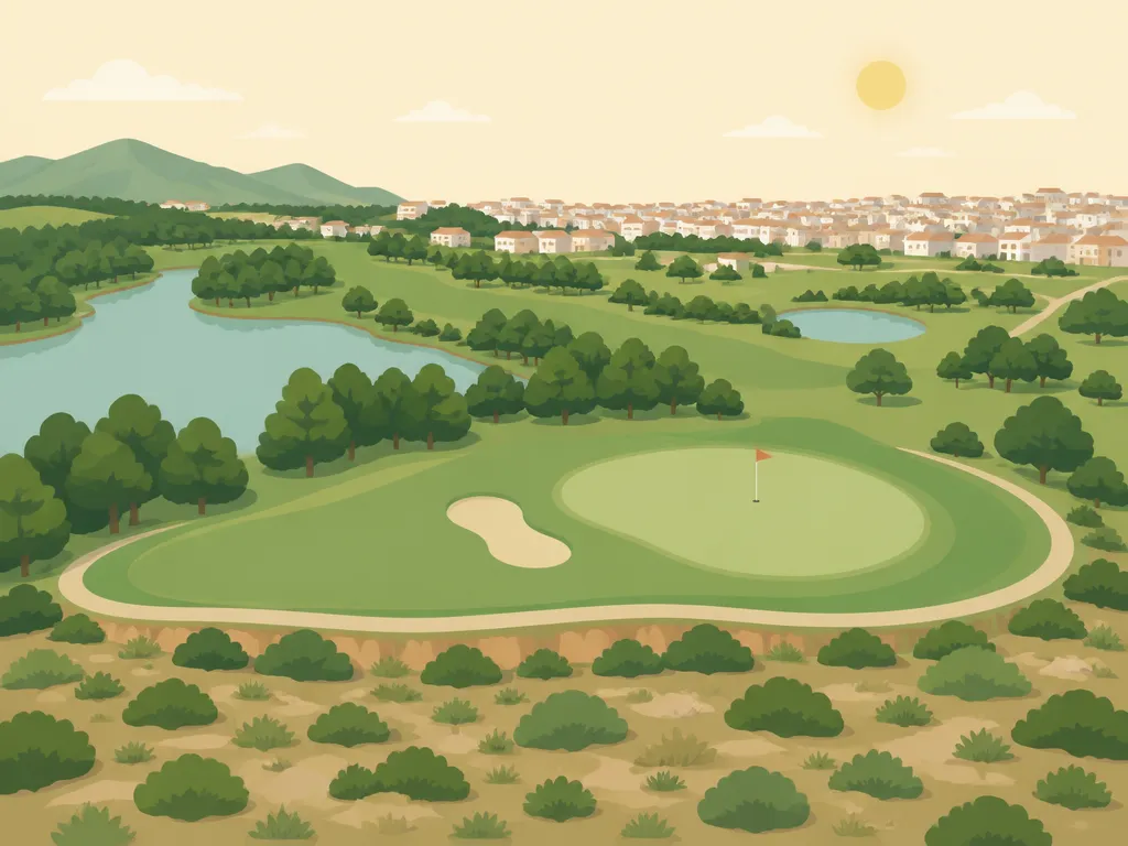 Illustration of Campo de Golf Camposol Mazarrón