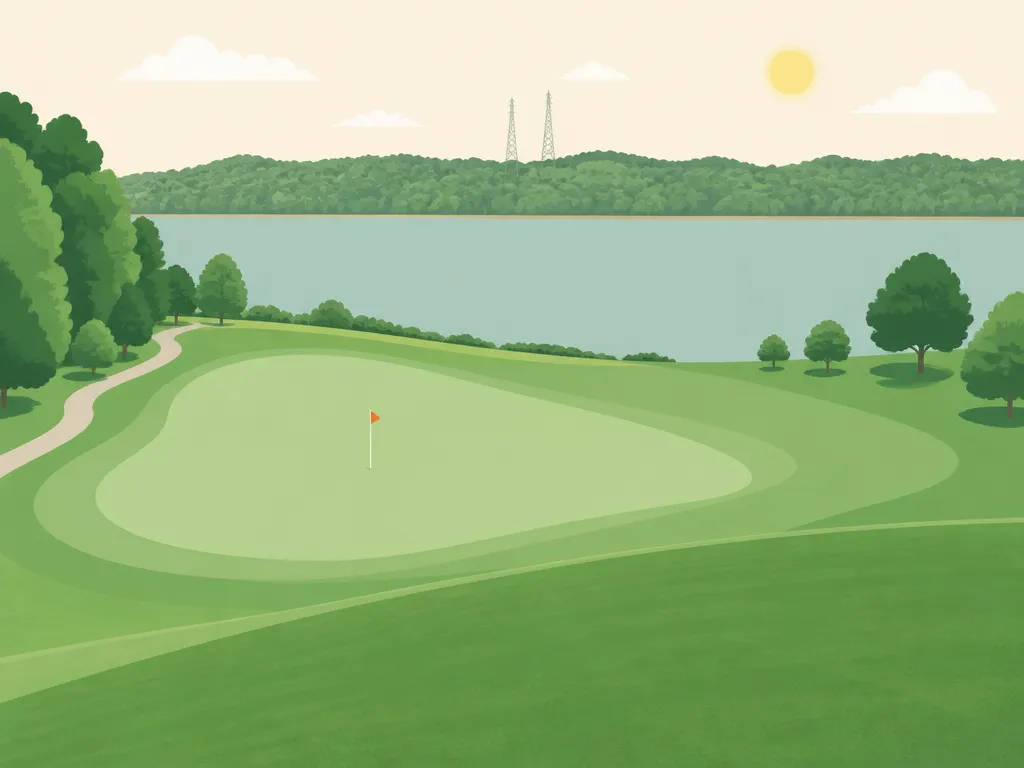 Illustration of Sprain Lake Golf Course