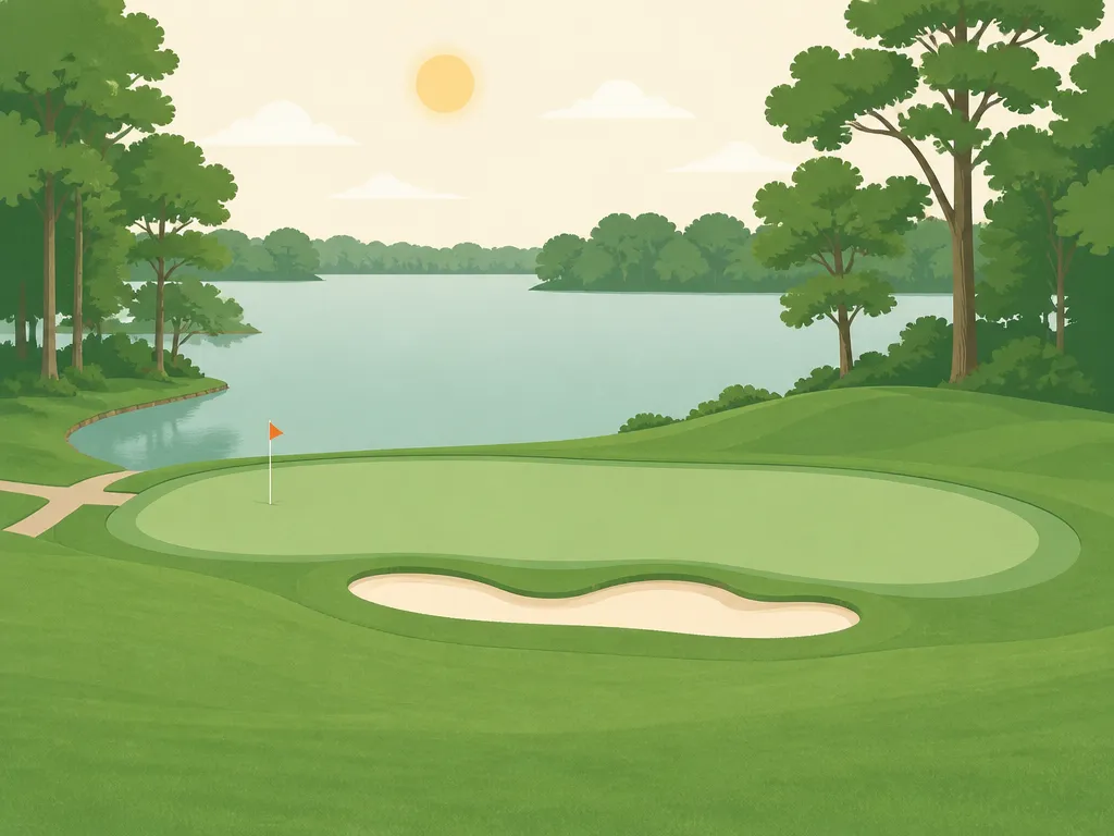 Illustration of Rocky Point Golf Course