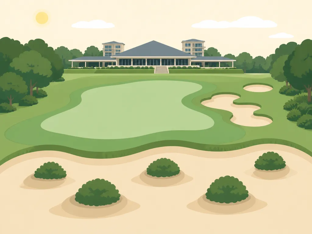 Illustration of Bribie Island Golf Club