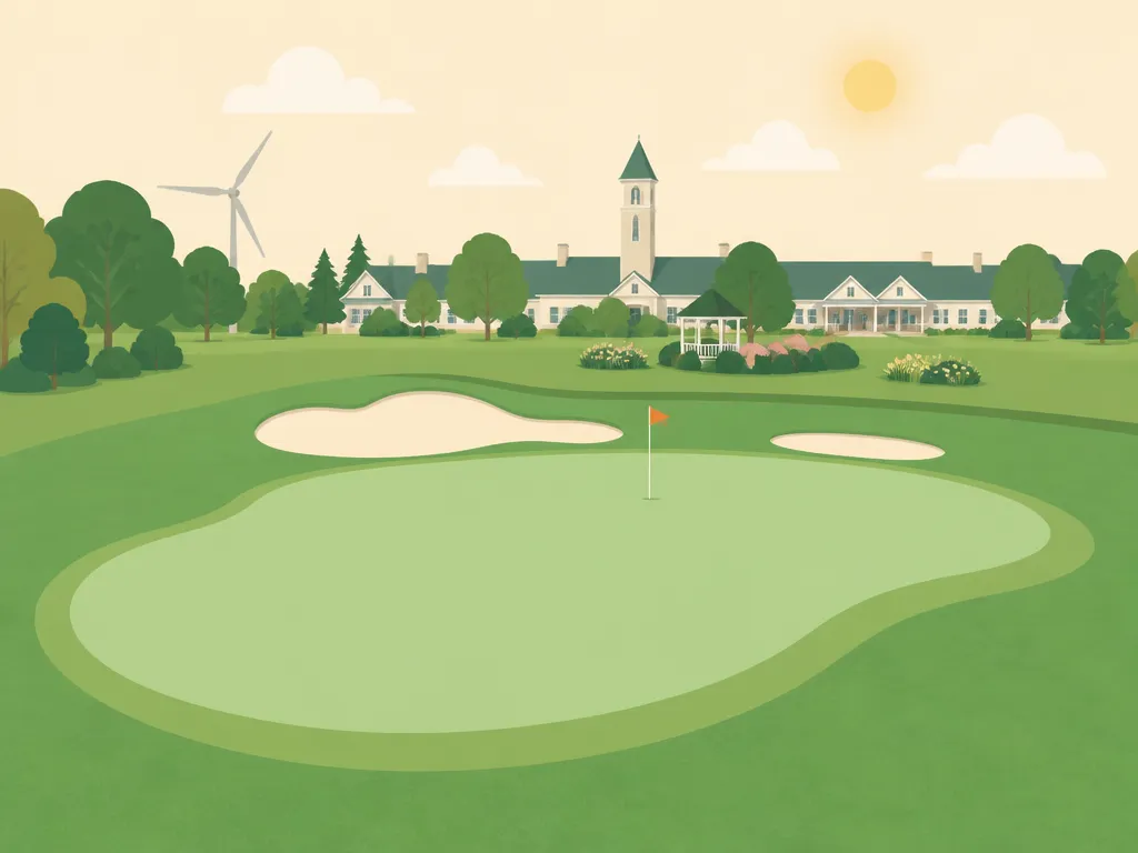 Illustration of Mountain View Golf Course