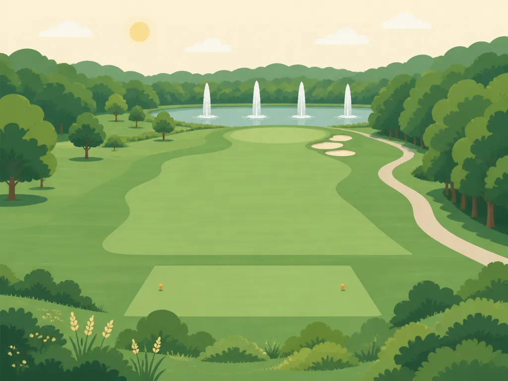 Illustration of Mill Race Golf & Camping Resort