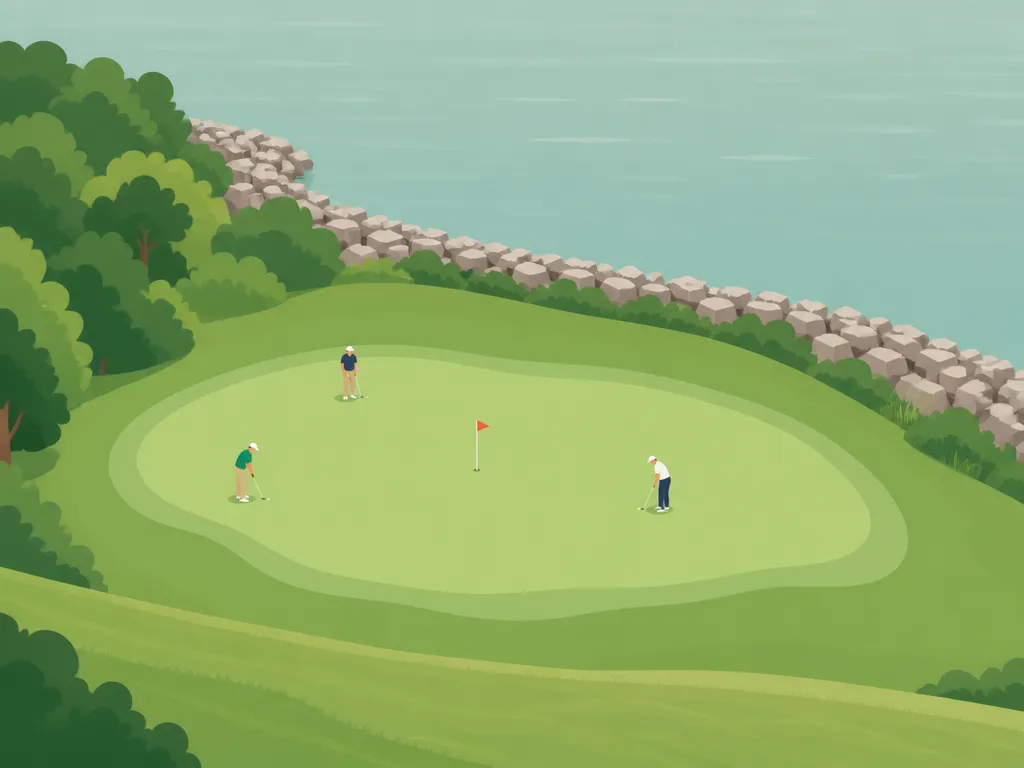 Illustration of Lambert's Point Golf Course