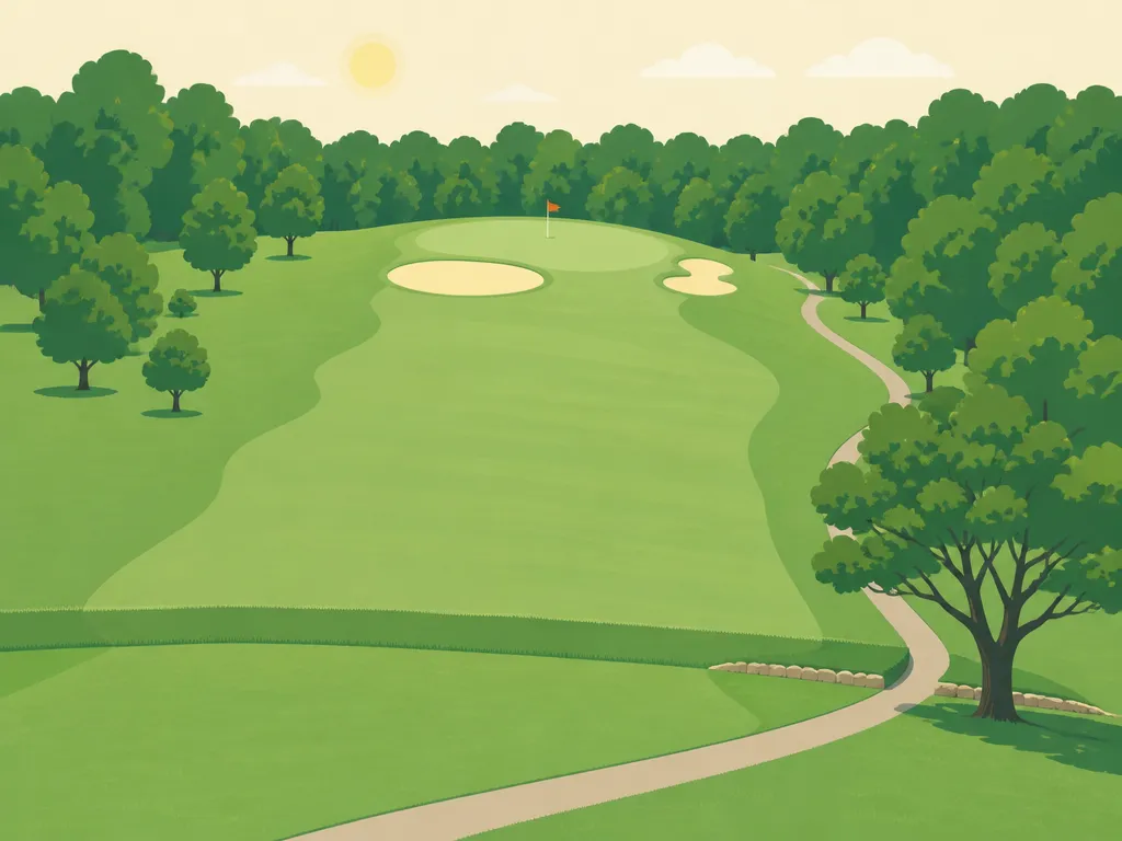 Illustration of Bob-O-Link Golf Course