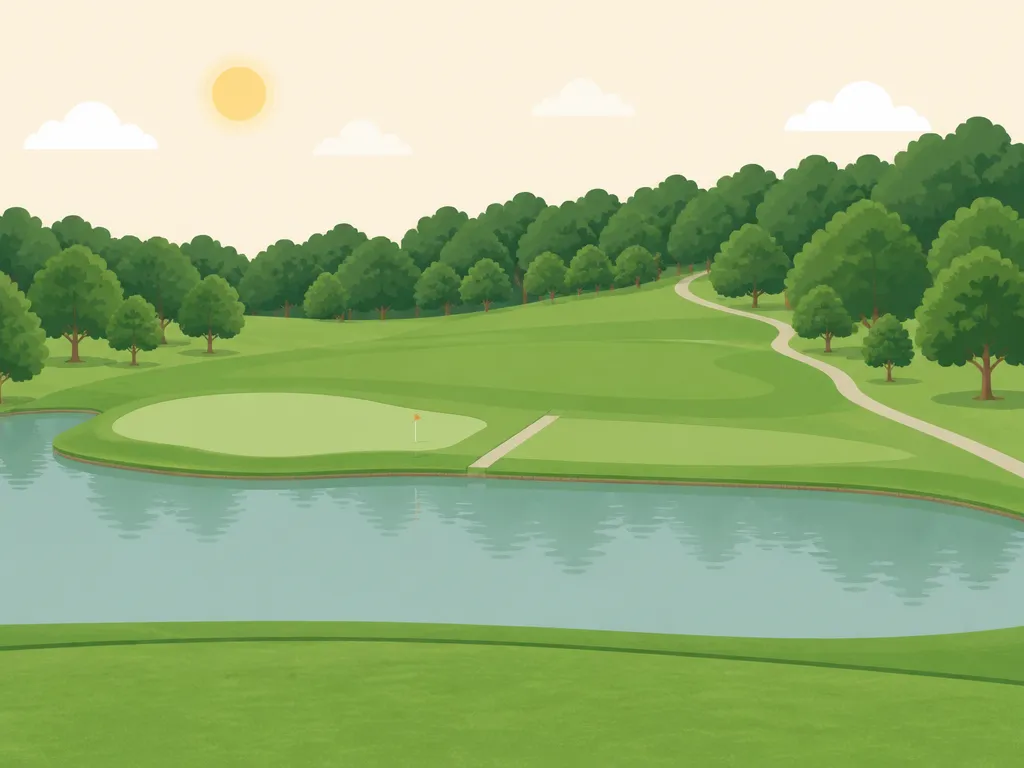 Illustration of Panola Mountain Golf Club (10h)