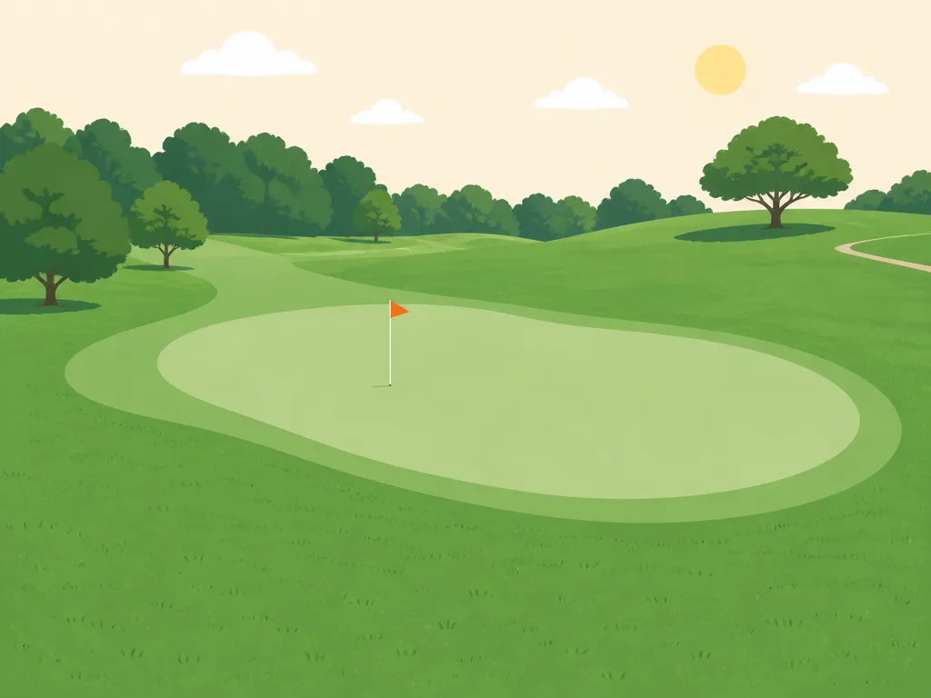 Illustration of Ellis Golf Course