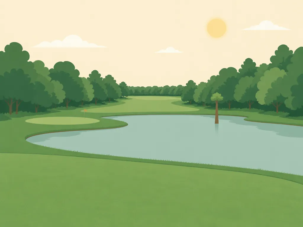 Illustration of Green Hills Golf Course