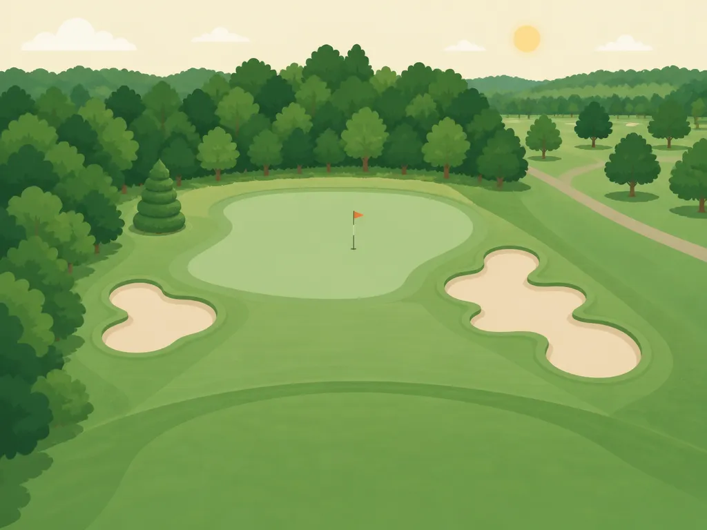 Illustration of Merrill Golf Club