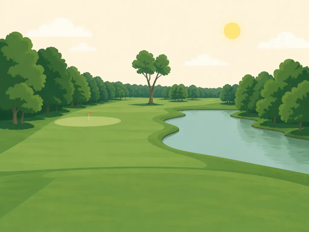 Illustration of Hidden Valley Golf Course Thompson