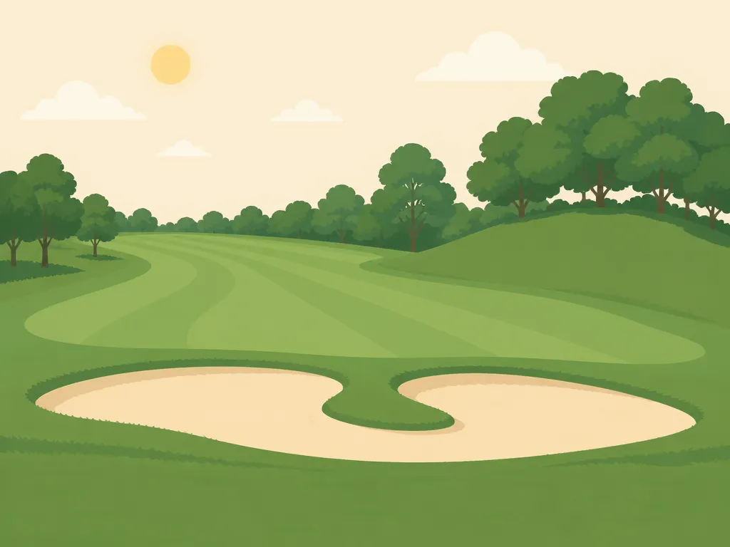 Illustration of Indian Oaks Golf Course - Kemp