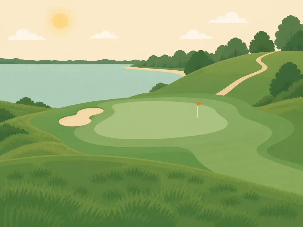 Illustration of Lincoln Park Golf Course