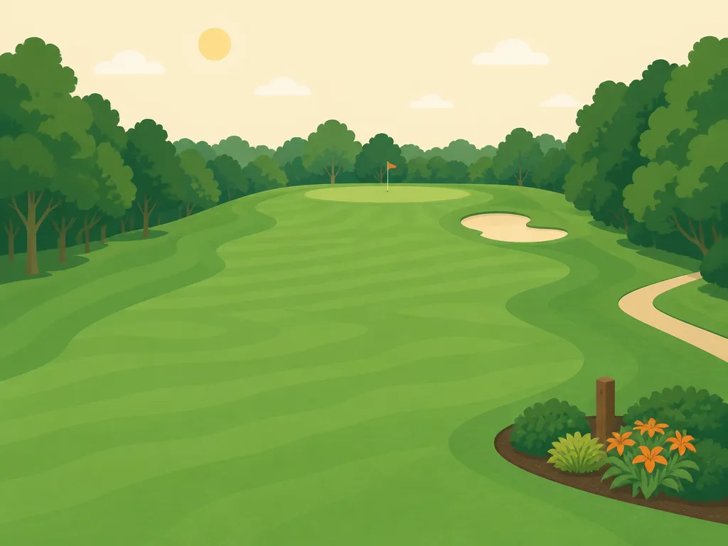 Illustration of Guttenberg Golf Course
