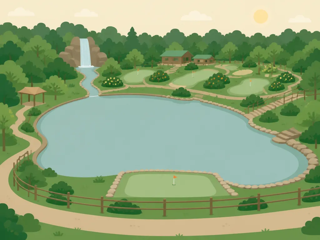 Illustration of Pinecrest Golf and Archery