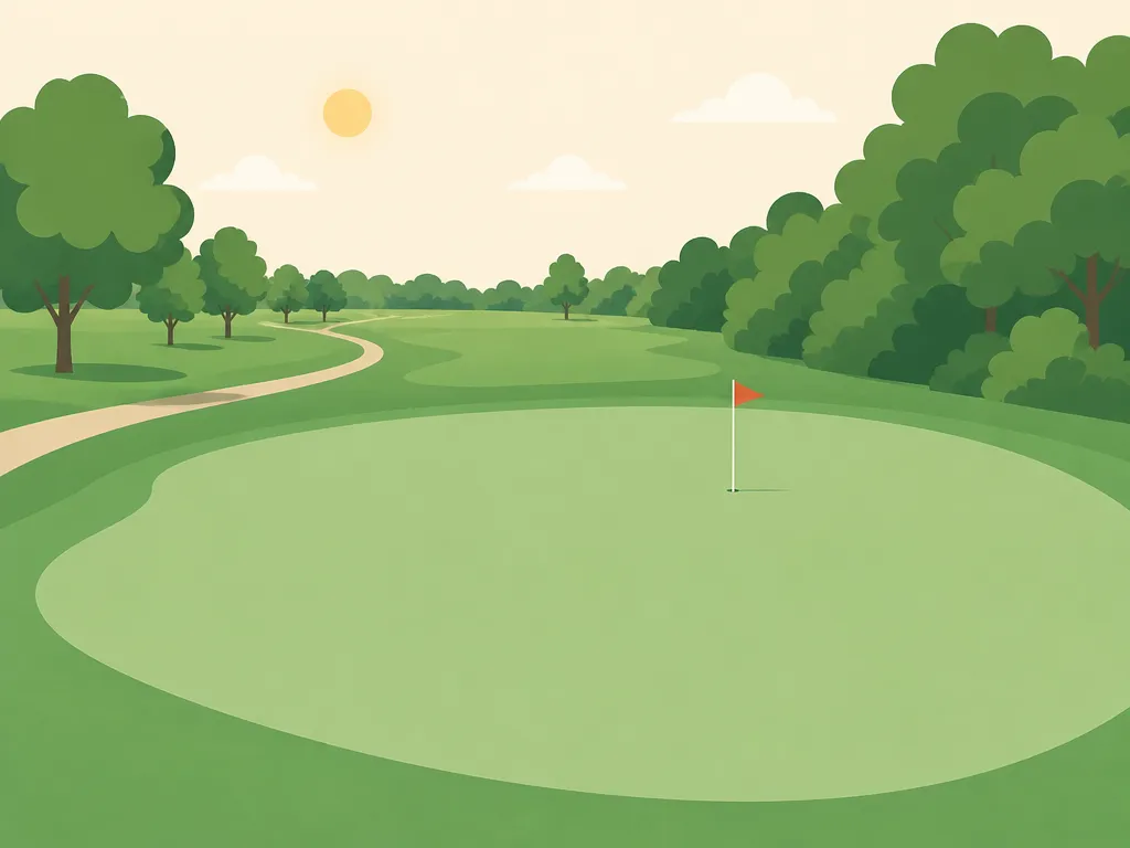 Illustration of Lockhart State Park Golf Course