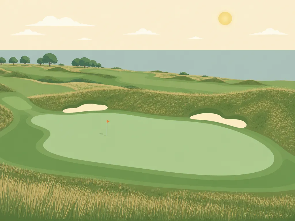 Illustration of Arcadia Bluffs Golf Club (The Bluffs)