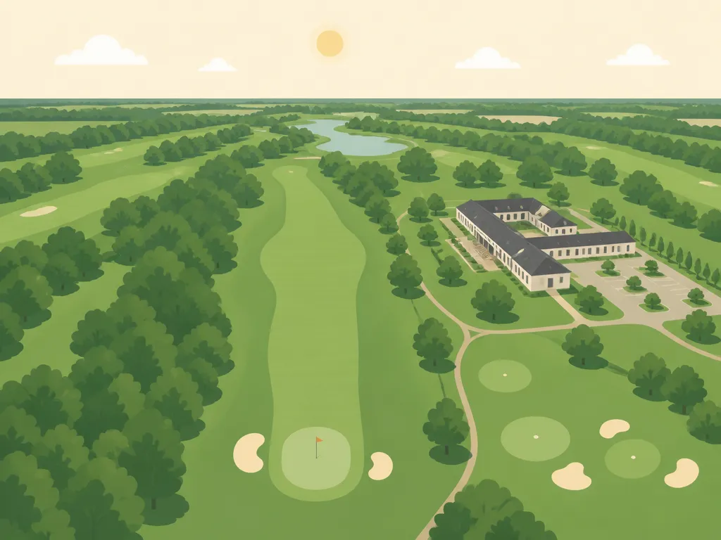 Illustration of Potsdamer Golf Club (18h)