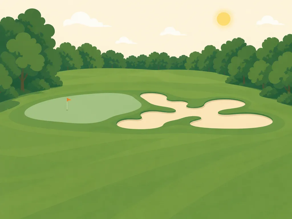 Illustration of Edgebrook Golf Course