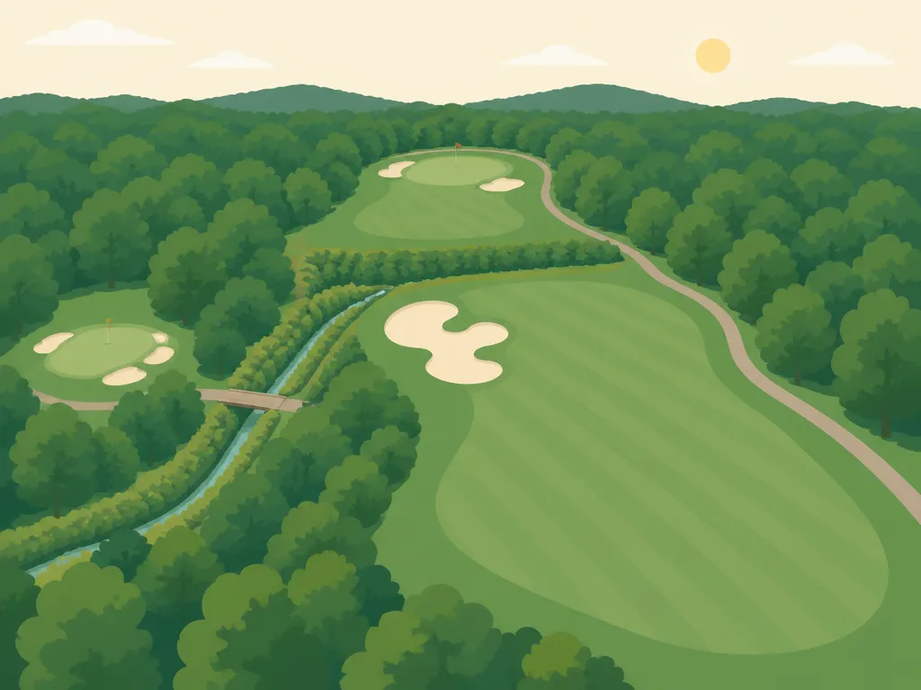 Illustration of Balboa Golf Course