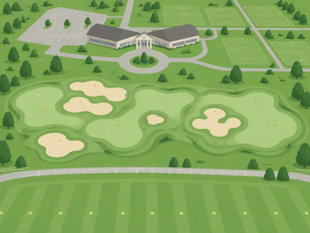 Illustration of Victory Links Golf Course