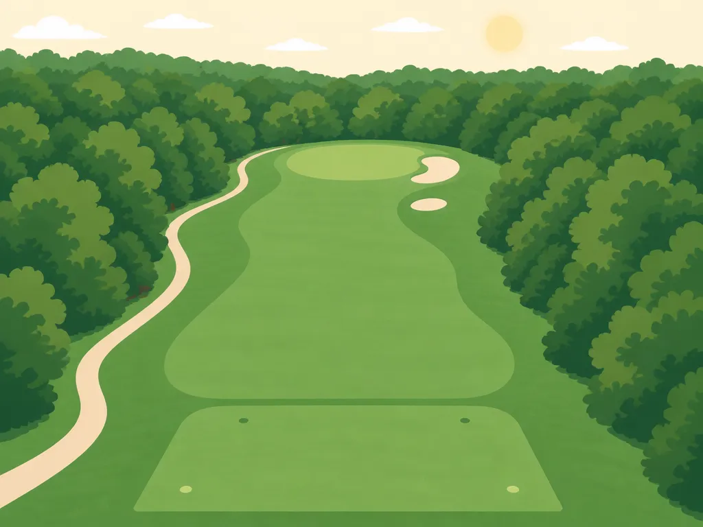 Illustration of Blue Ash Golf Course