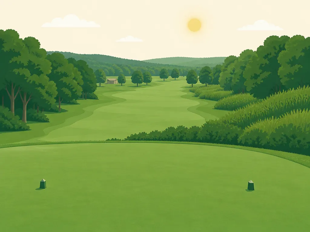 Illustration of Round Lake Golf Club