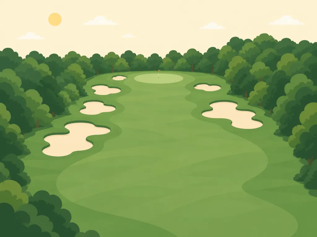 Illustration of Villa Olivia Golf Course