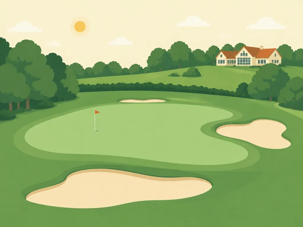 Illustration of Hamburger Land und Golf-Club Hittfeld