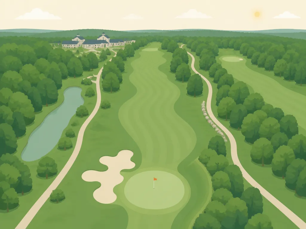 Illustration of Highland Green Golf Club
