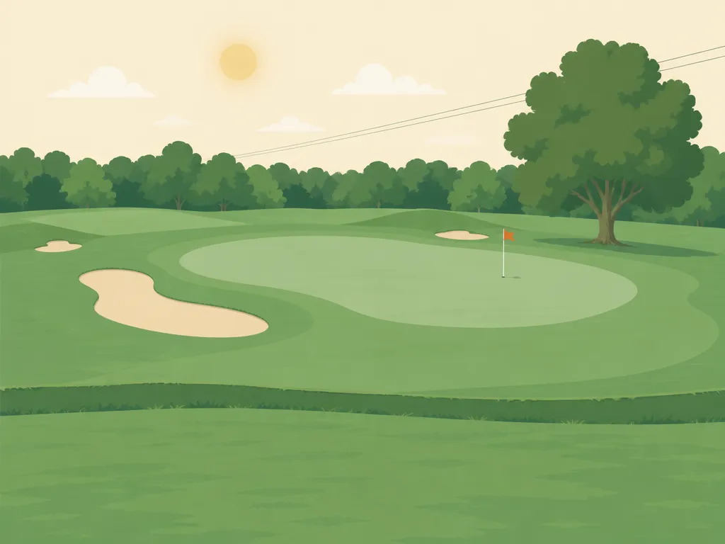 Illustration of Pond-a-River Golf Club