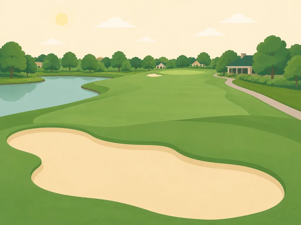 Illustration of Crimson Creek Golf Course