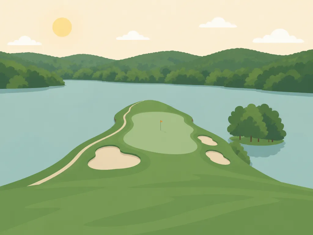 Illustration of Alpine Lake Golf Course