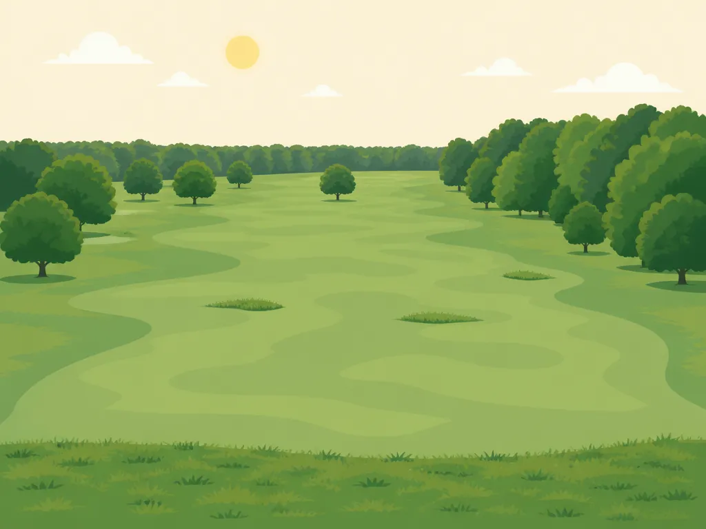 Illustration of Percy Warner Golf Course