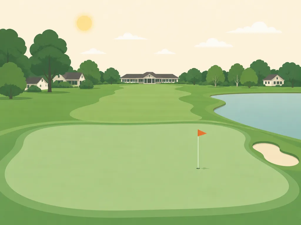 Illustration of Eagle Trace Golf Course