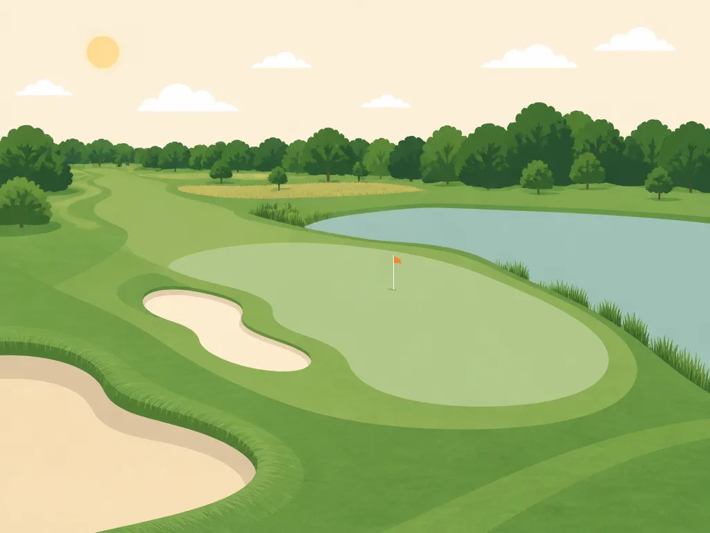 Illustration of Seneca Hickory Stick Golf Course