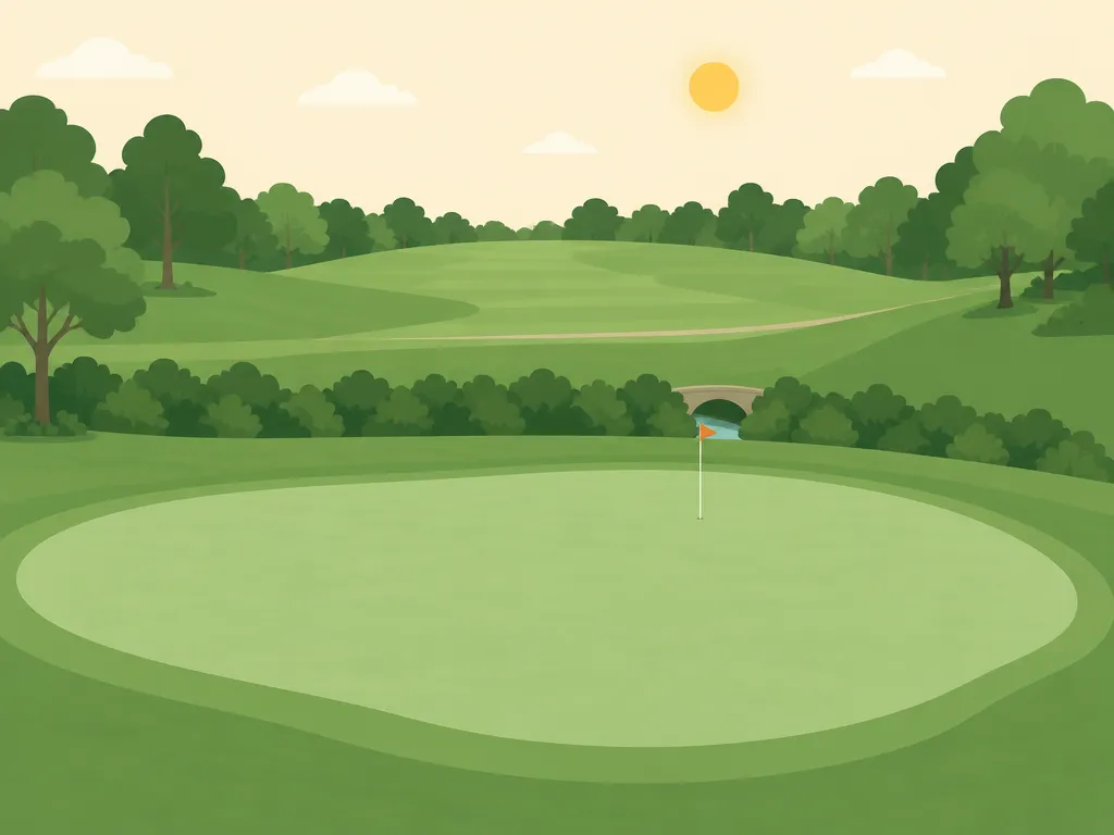 Illustration of Crystal Lakes Golf Course