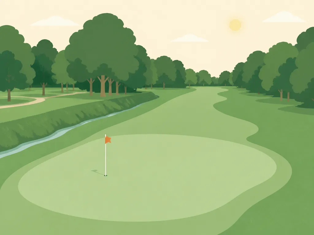 Illustration of Griffith E Harris Golf Course