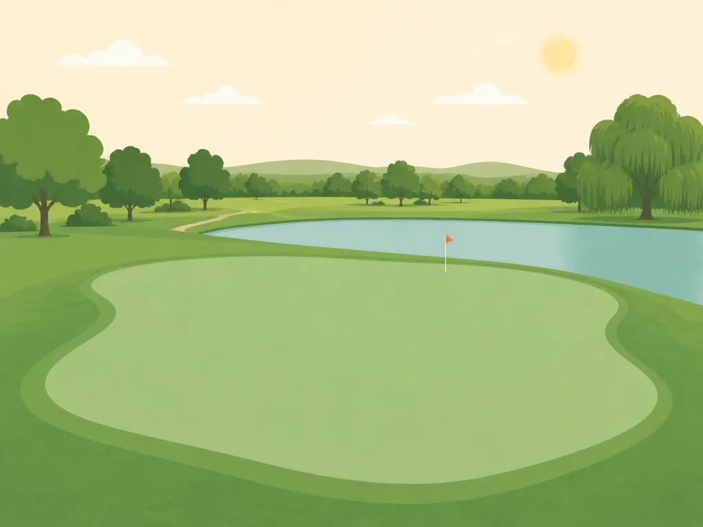 Illustration of Mountain View Golf Course