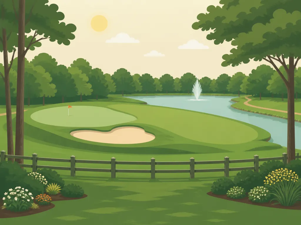 Illustration of Sanctuary Golf Club