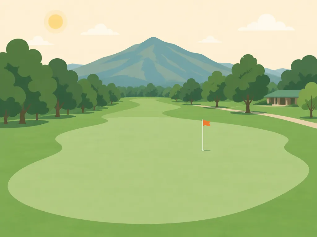 Illustration of Mount St. Helena Golf Course