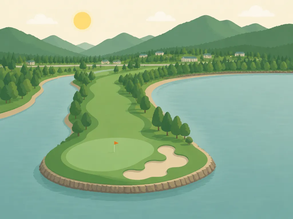 Illustration of Furry Creek Golf & Country Club