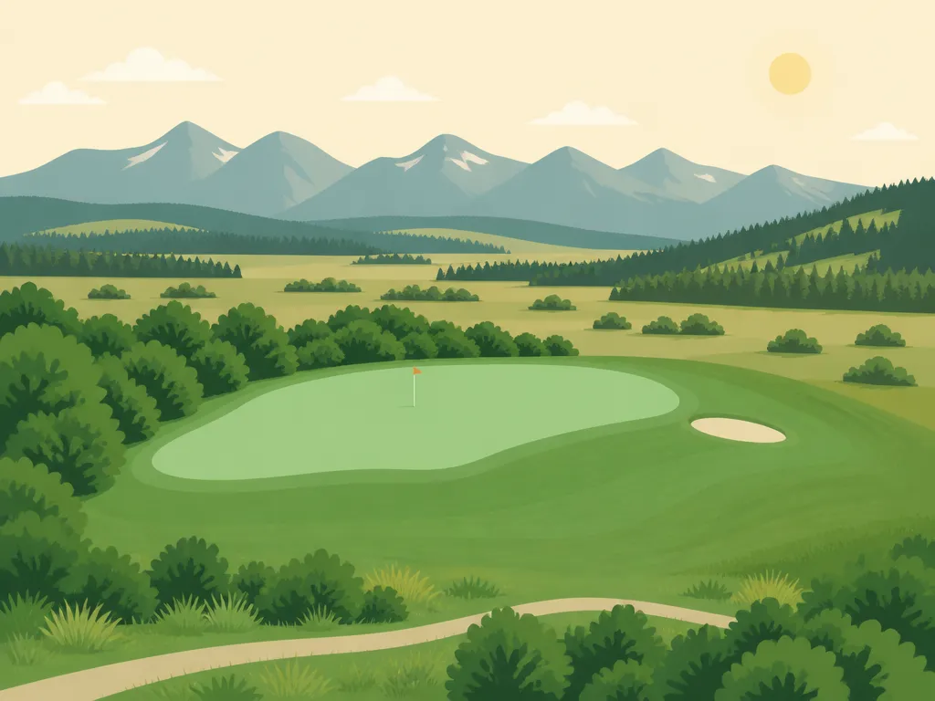 Illustration of Grand Elk Golf Club