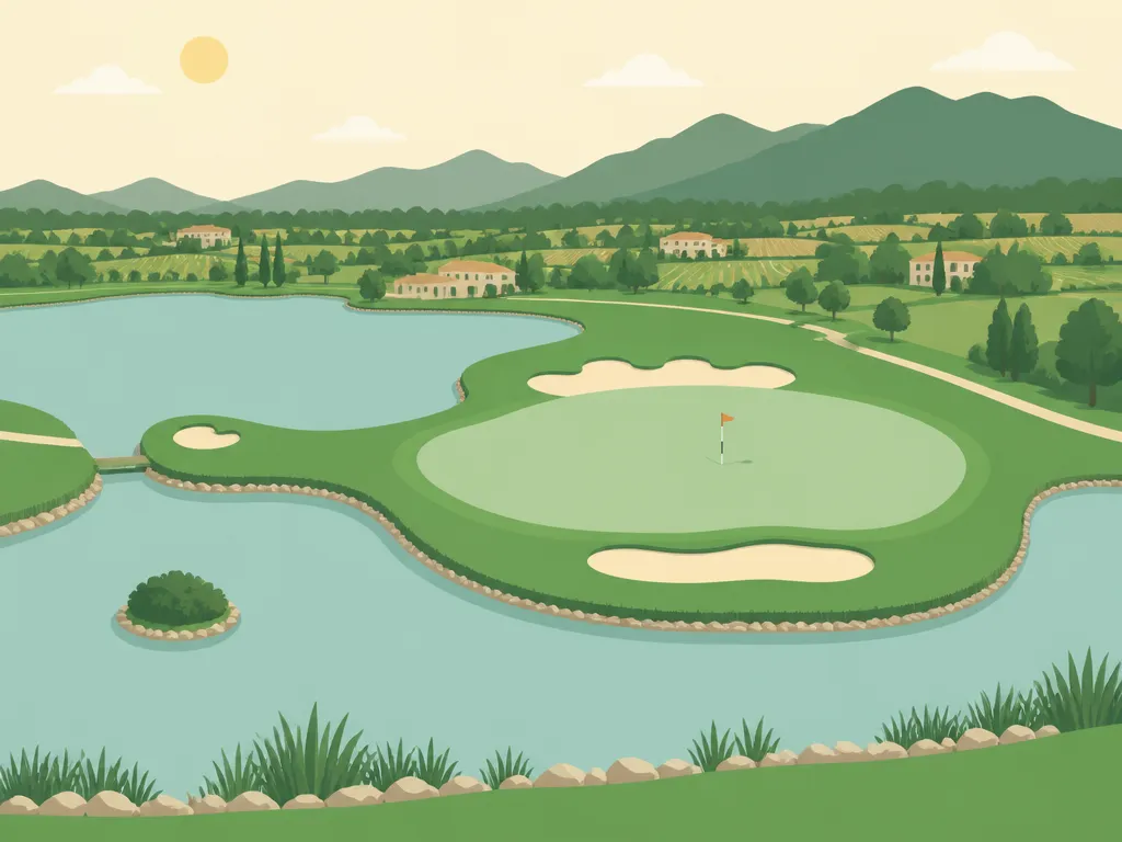 Illustration of Golf Pollensa