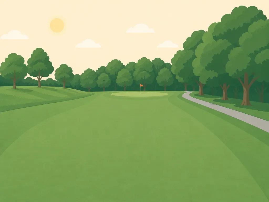 Illustration of Unicorn Golf Course