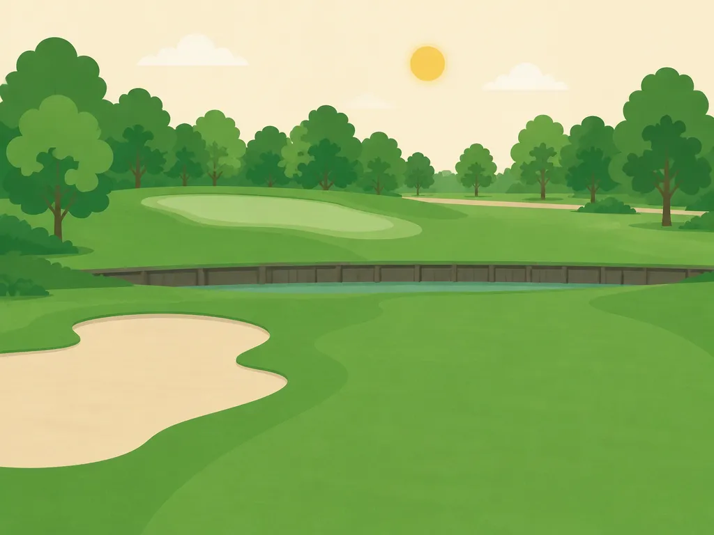 Illustration of Bayou Side Golf Course