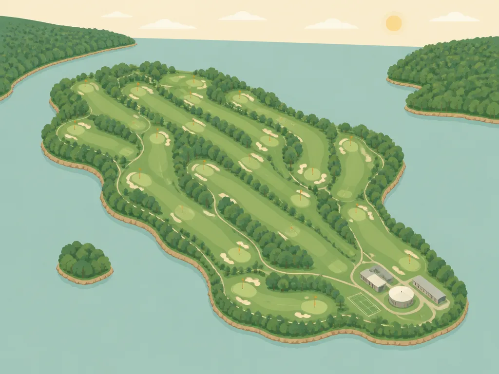 Illustration of Bigwin Island Golf Club