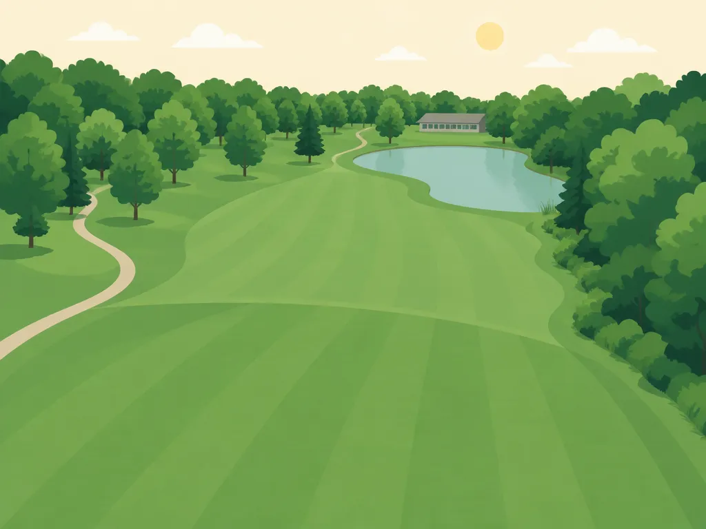 Illustration of Squirrel Hollow Golf Course