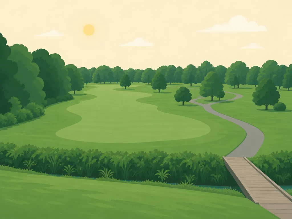 Illustration of Green Knoll Golf Course