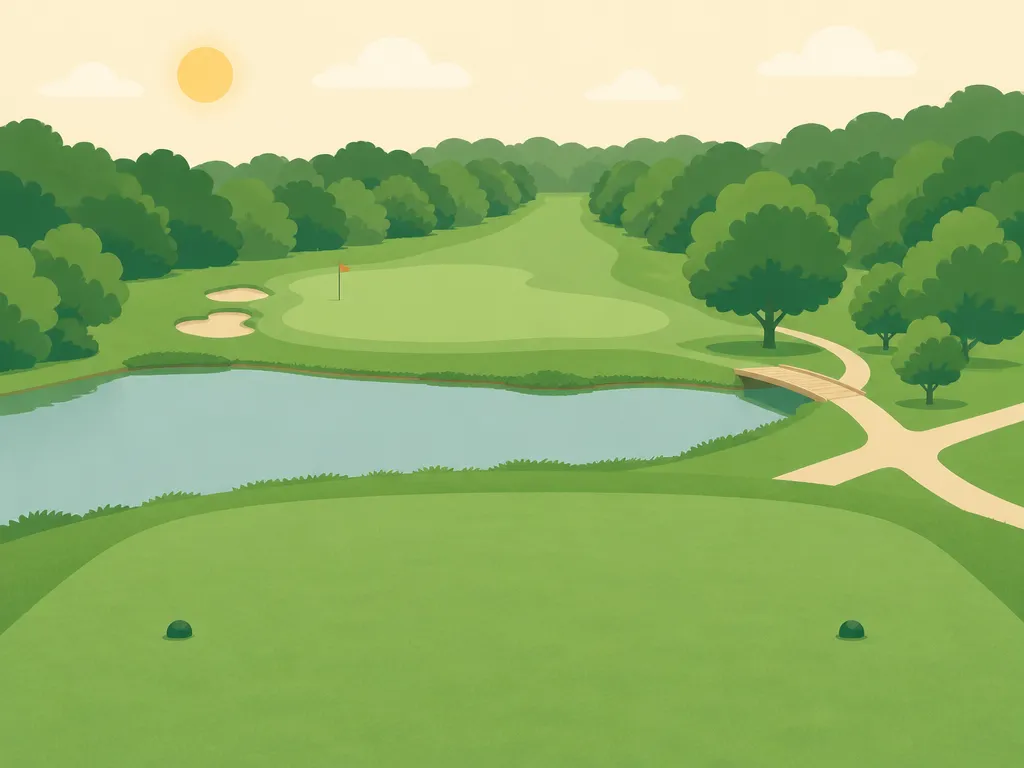 Illustration of Galen Hall Golf Club