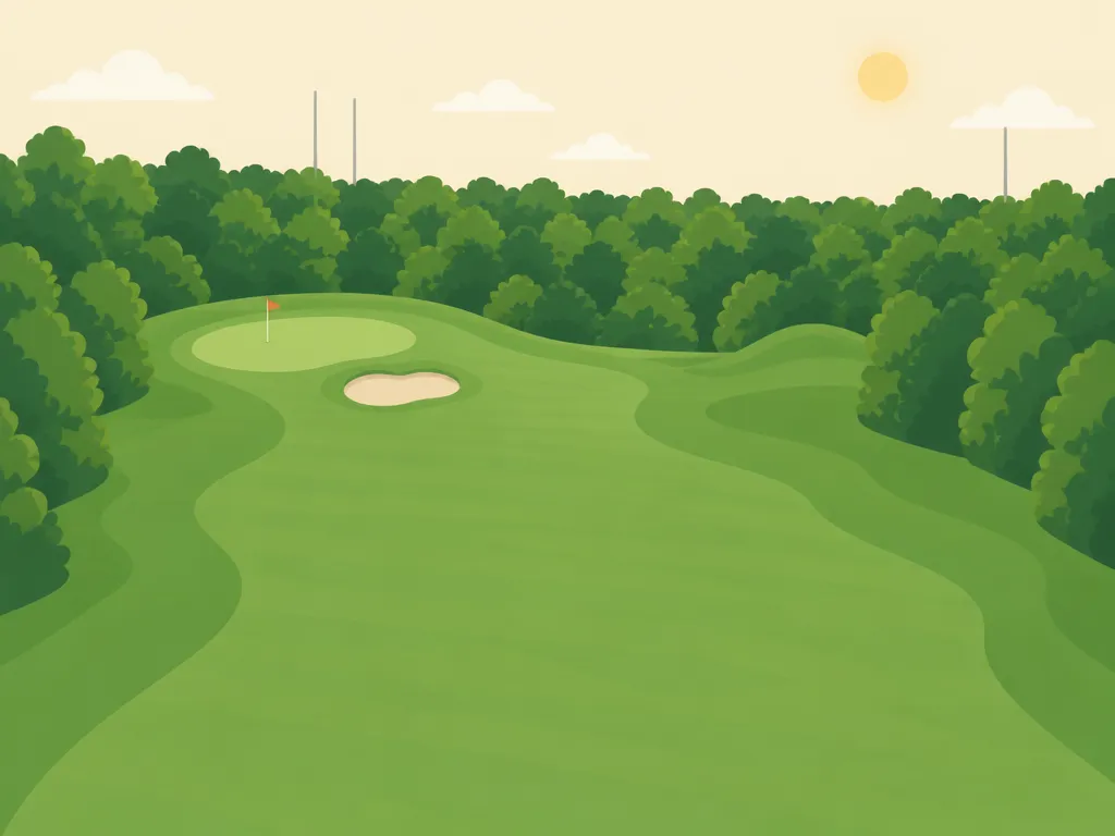 Illustration of Charles T Myers Golf Course